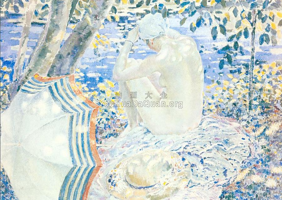 On the Bank - 弗雷德里克·卡尔·弗里塞克